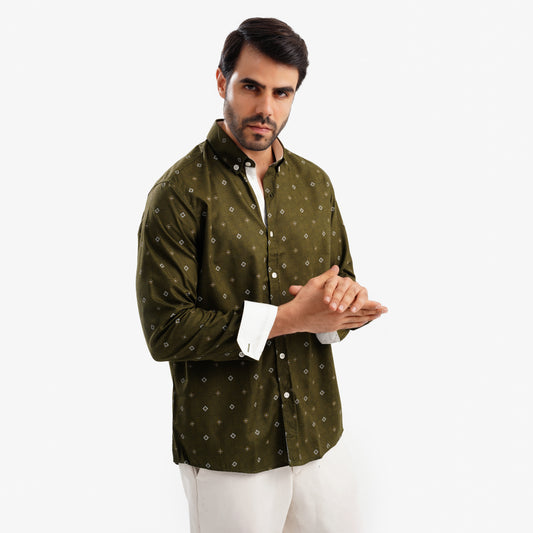 MEKA Premium Anti-Shrink Dress Shirt - MEKA | Premium Long Sleeves Shirt - Semi Casual Regular Fit (0071)