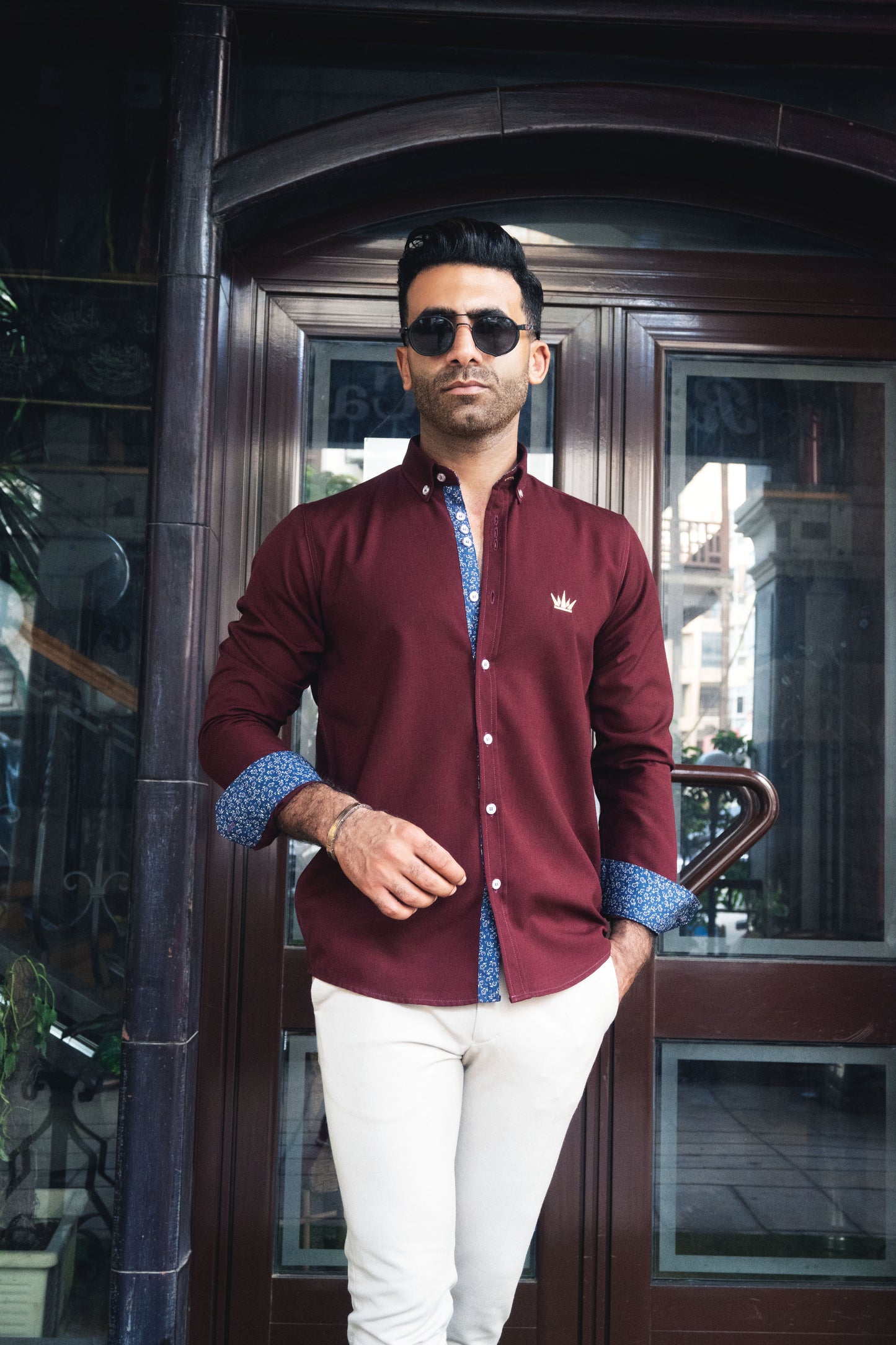 MEKA Premium Anti-Shrink Dress Shirt - MEKA | Premium Long Sleeves Shirt - Semi Casual Regular Fit (0054)