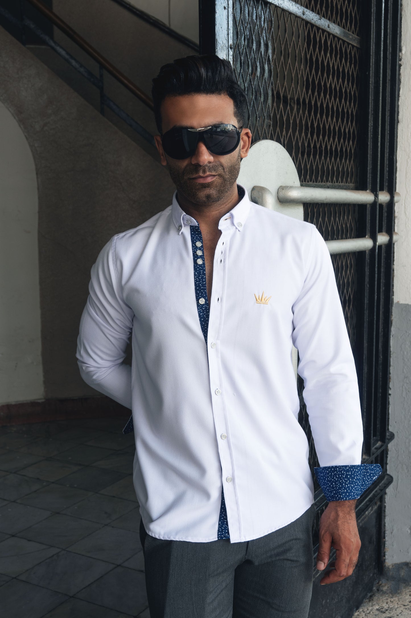 MEKA Premium Anti-Shrink Dress Shirt - MEKA | Premium Long Sleeves Shirt - Semi Casual Regular Fit (0057)