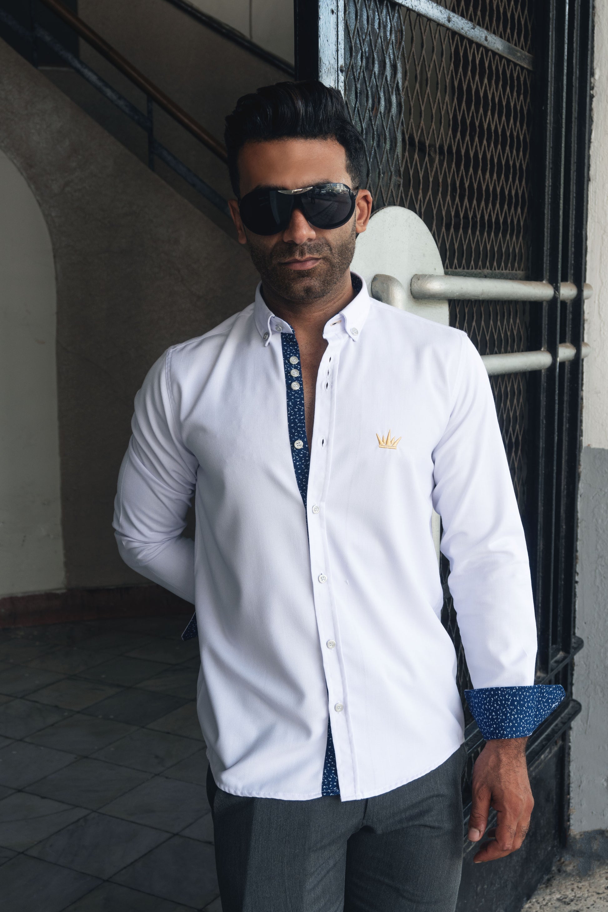 MEKA Premium Anti-Shrink Dress Shirt - MEKA | Premium Long Sleeves Shirt - Semi Casual Regular Fit (0057)
