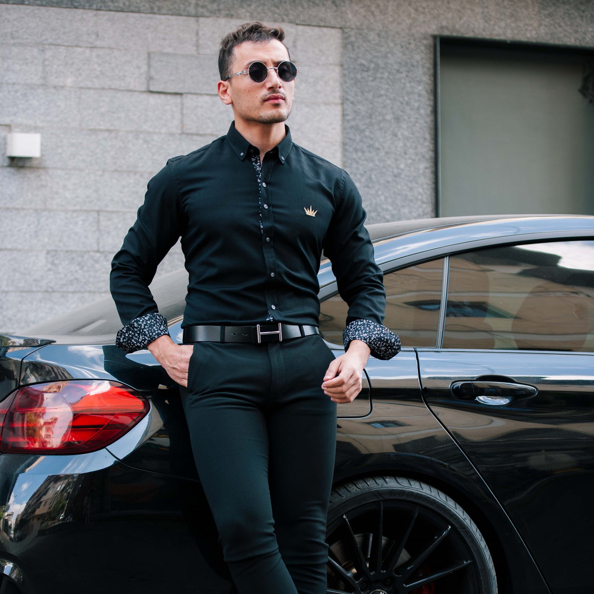 MEKA Premium Anti-Shrink Dress Shirt - MEKA | Premium Long Sleeves Shirt - Semi Casual Regular Fit (0059)