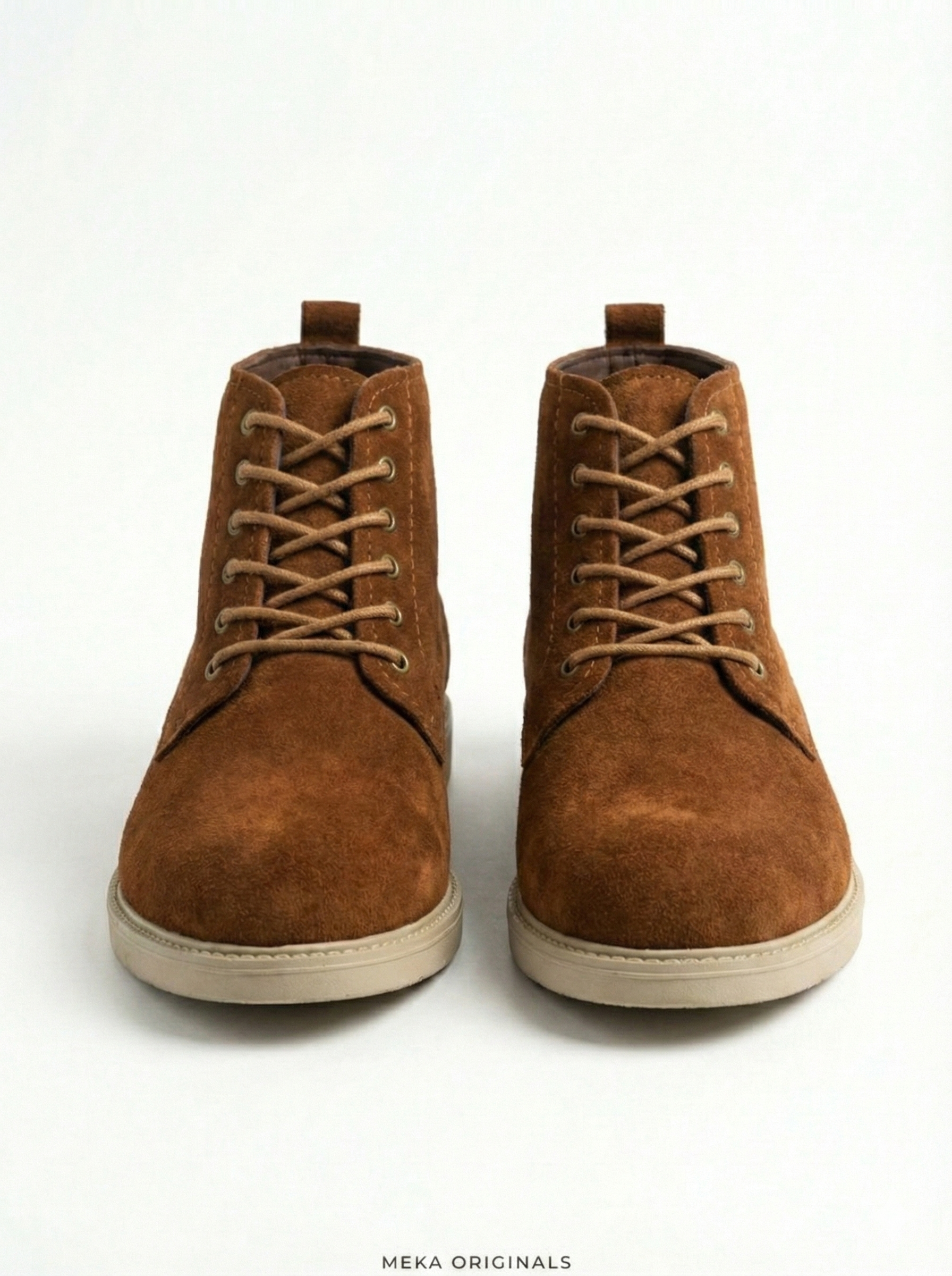 MEKA Handcrafted Genuine Leather Footwear - MEKA: Suede Chukka Boot | Rich Brown