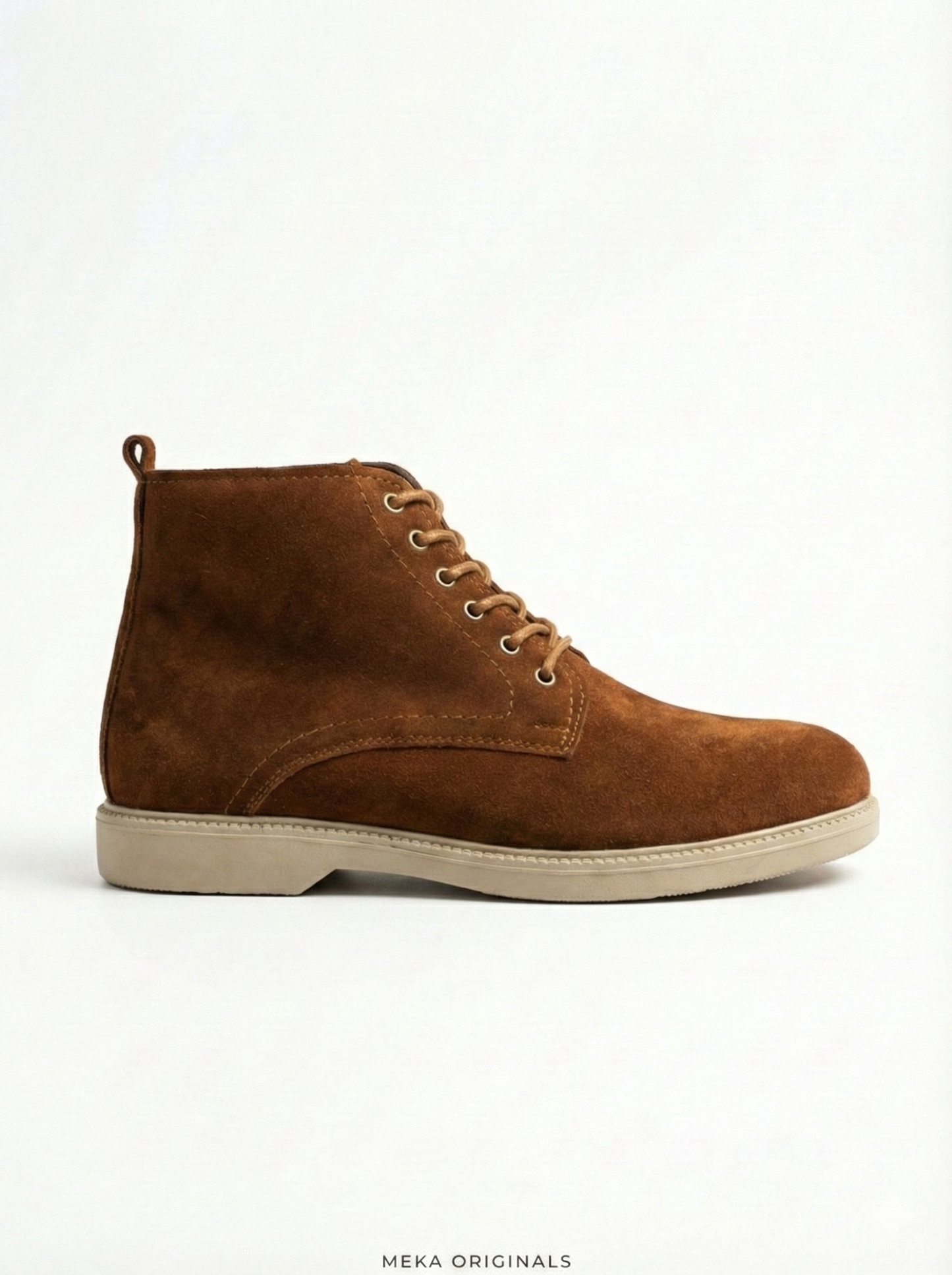 MEKA Handcrafted Genuine Leather Footwear - MEKA: Suede Chukka Boot | Rich Brown