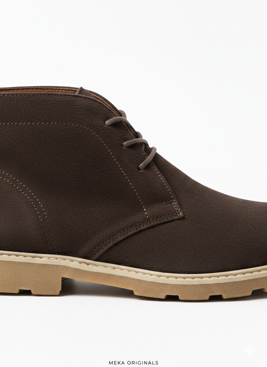 MEKA Handcrafted Genuine Leather Footwear - MEKA: Classic Chukka Boot | Chocolate
