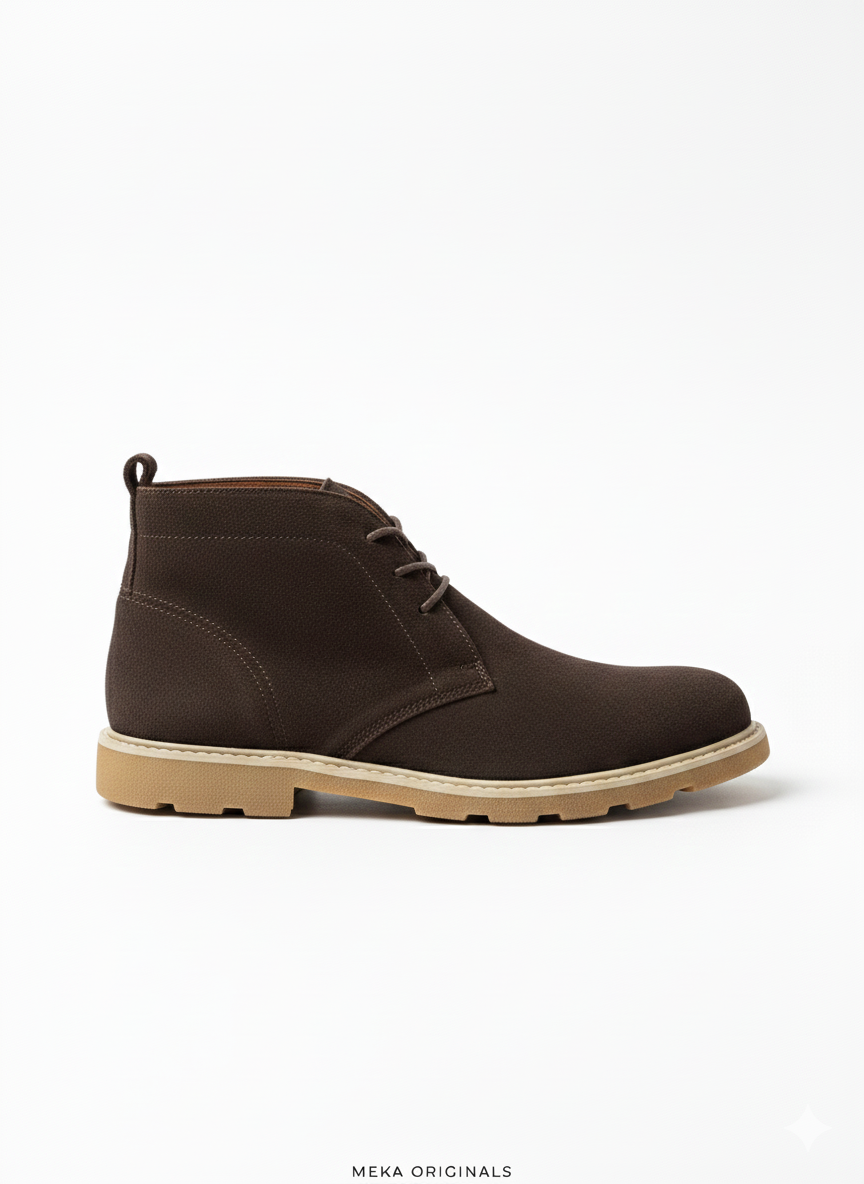 MEKA Handcrafted Genuine Leather Footwear - MEKA: Classic Chukka Boot | Chocolate