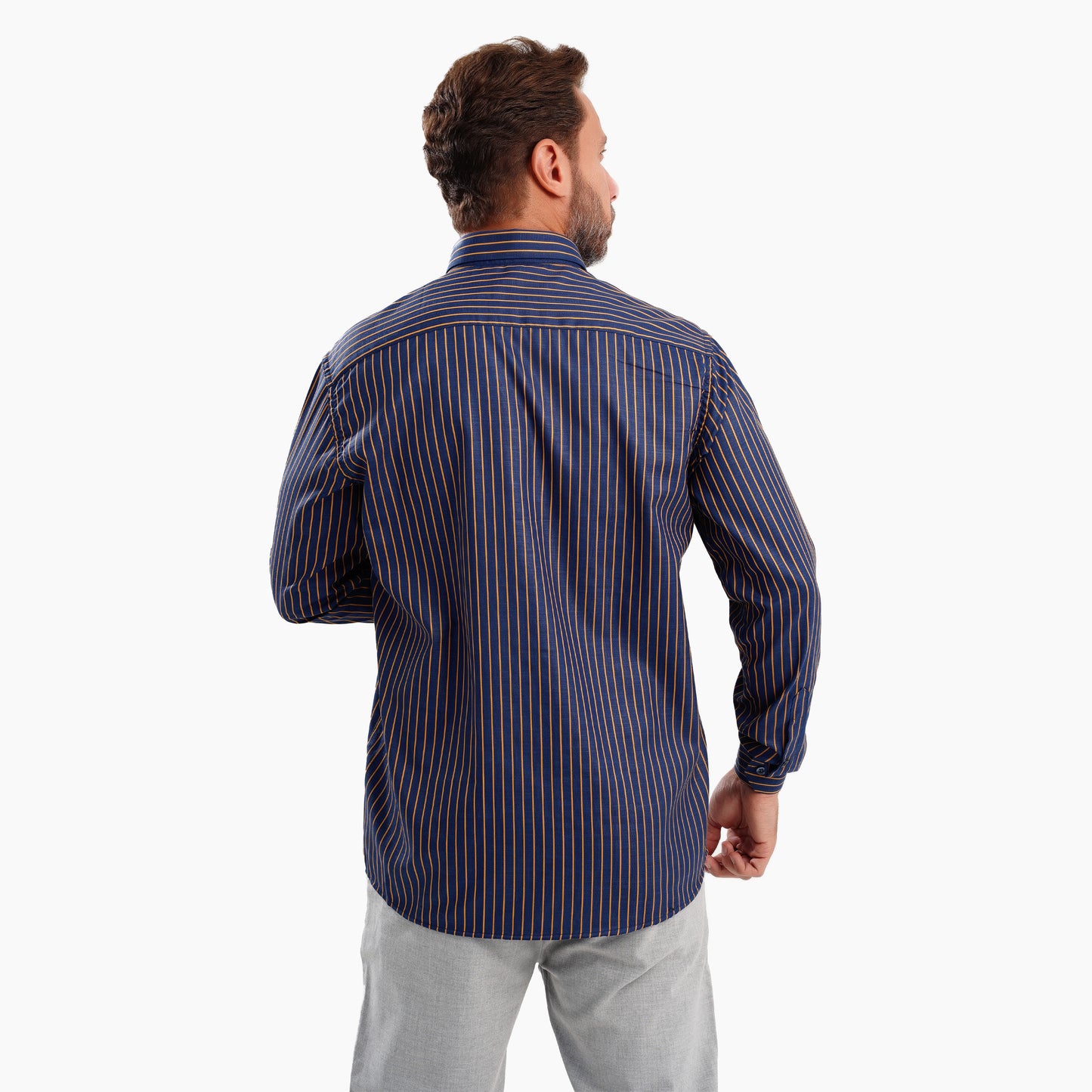 MEKA Premium Anti-Shrink Dress Shirt - MEKA | Premium Long Sleeves Shirt - Semi Casual Regular Fit (0052)