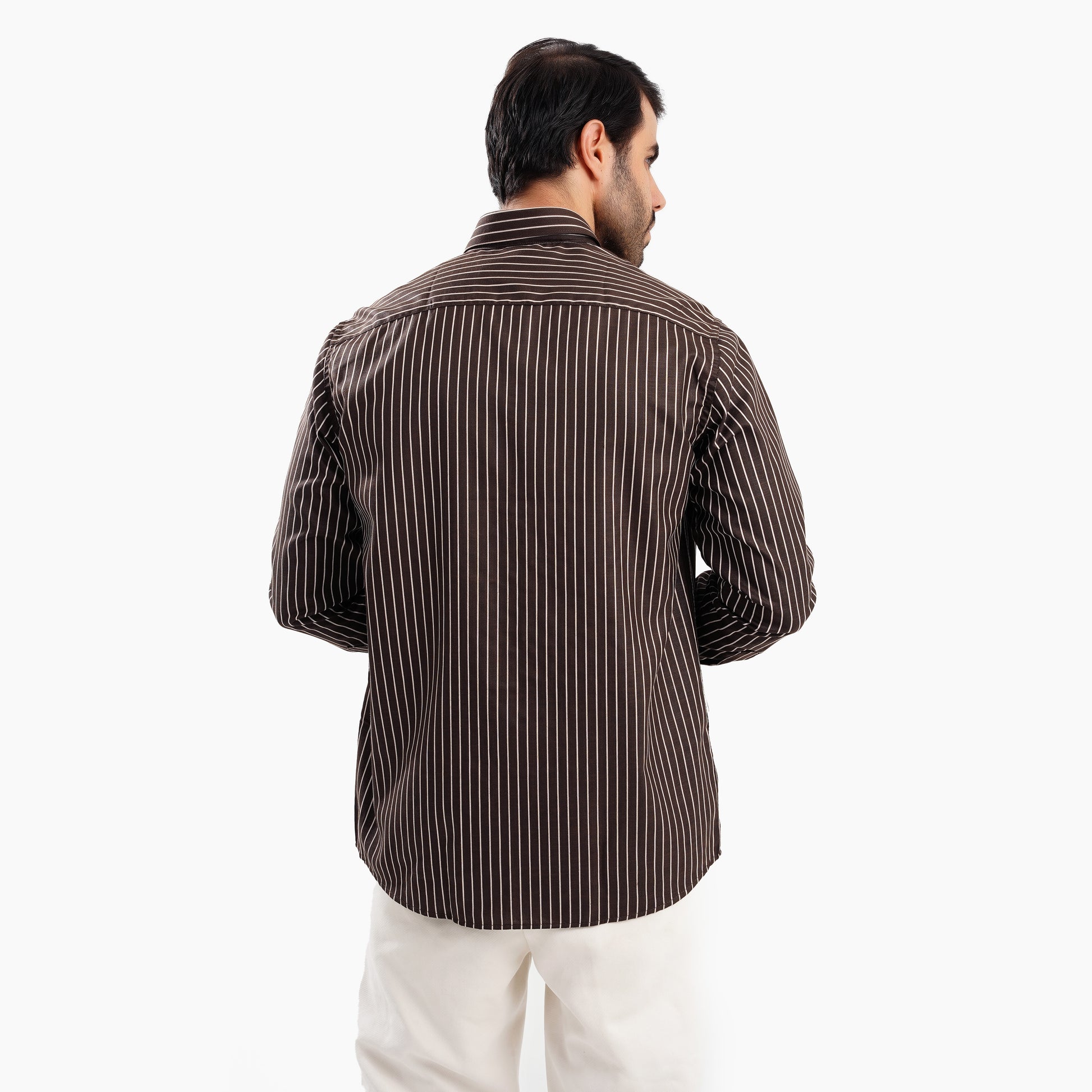 MEKA Premium Anti-Shrink Dress Shirt - MEKA | Premium Long Sleeves Shirt - Semi Casual Regular Fit (0053)