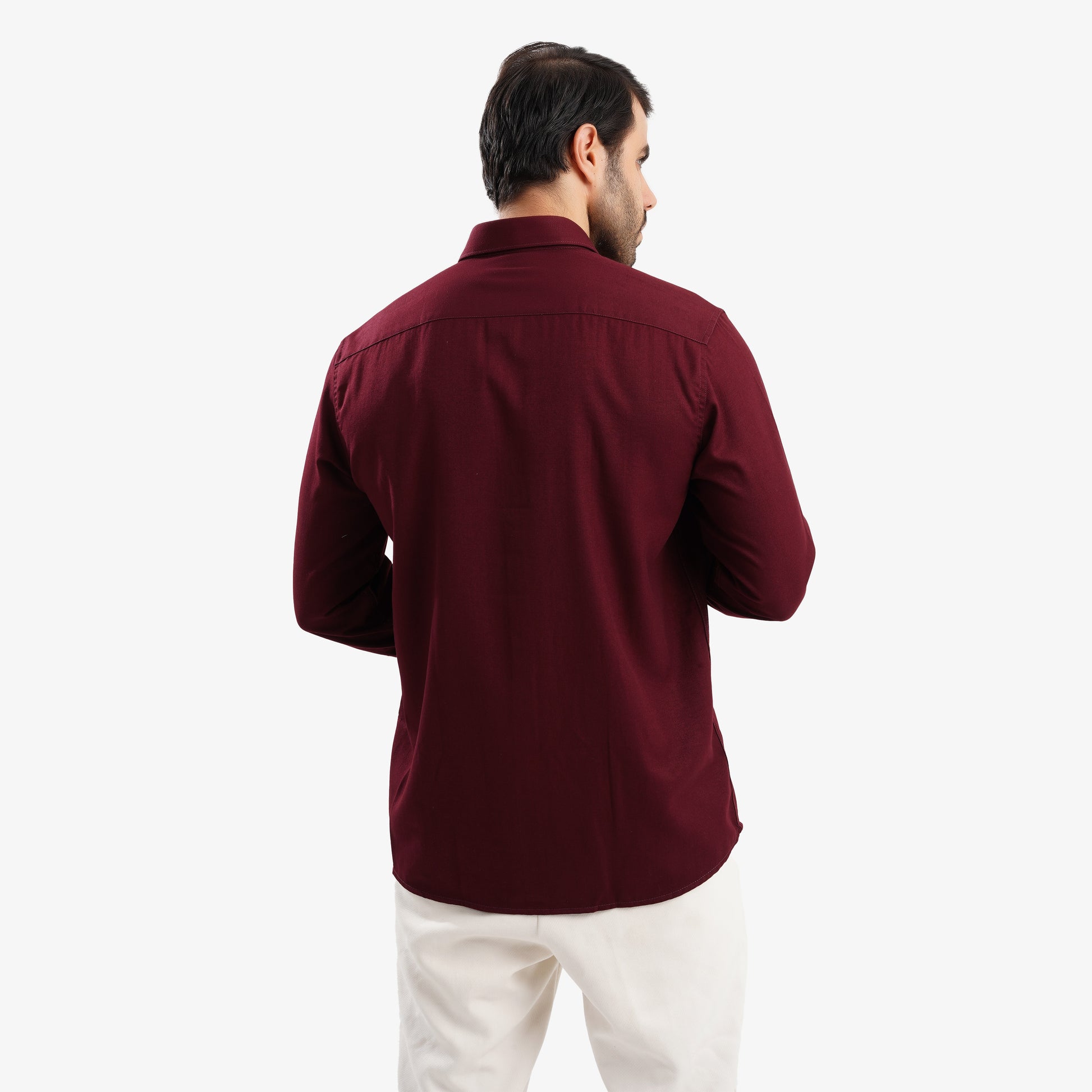 MEKA Premium Anti-Shrink Dress Shirt - MEKA | Premium Long Sleeves Shirt - Semi Casual Regular Fit (0054)