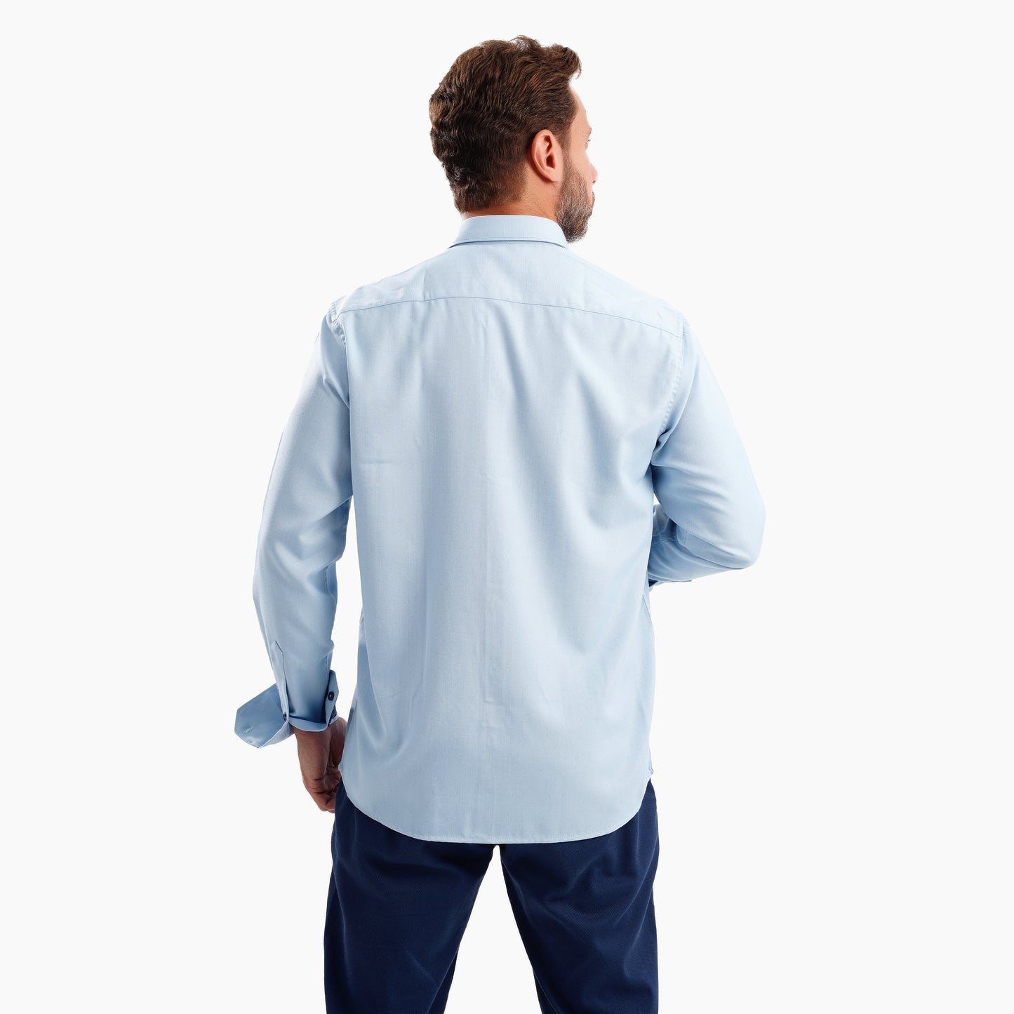 MEKA Premium Anti-Shrink Dress Shirt - MEKA | Premium Long Sleeves Shirt - Semi Casual Regular Fit (0055)