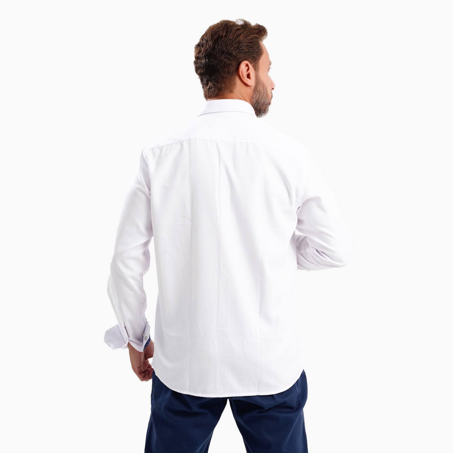 MEKA Premium Anti-Shrink Dress Shirt - MEKA | Premium Long Sleeves Shirt - Semi Casual Regular Fit (0057)