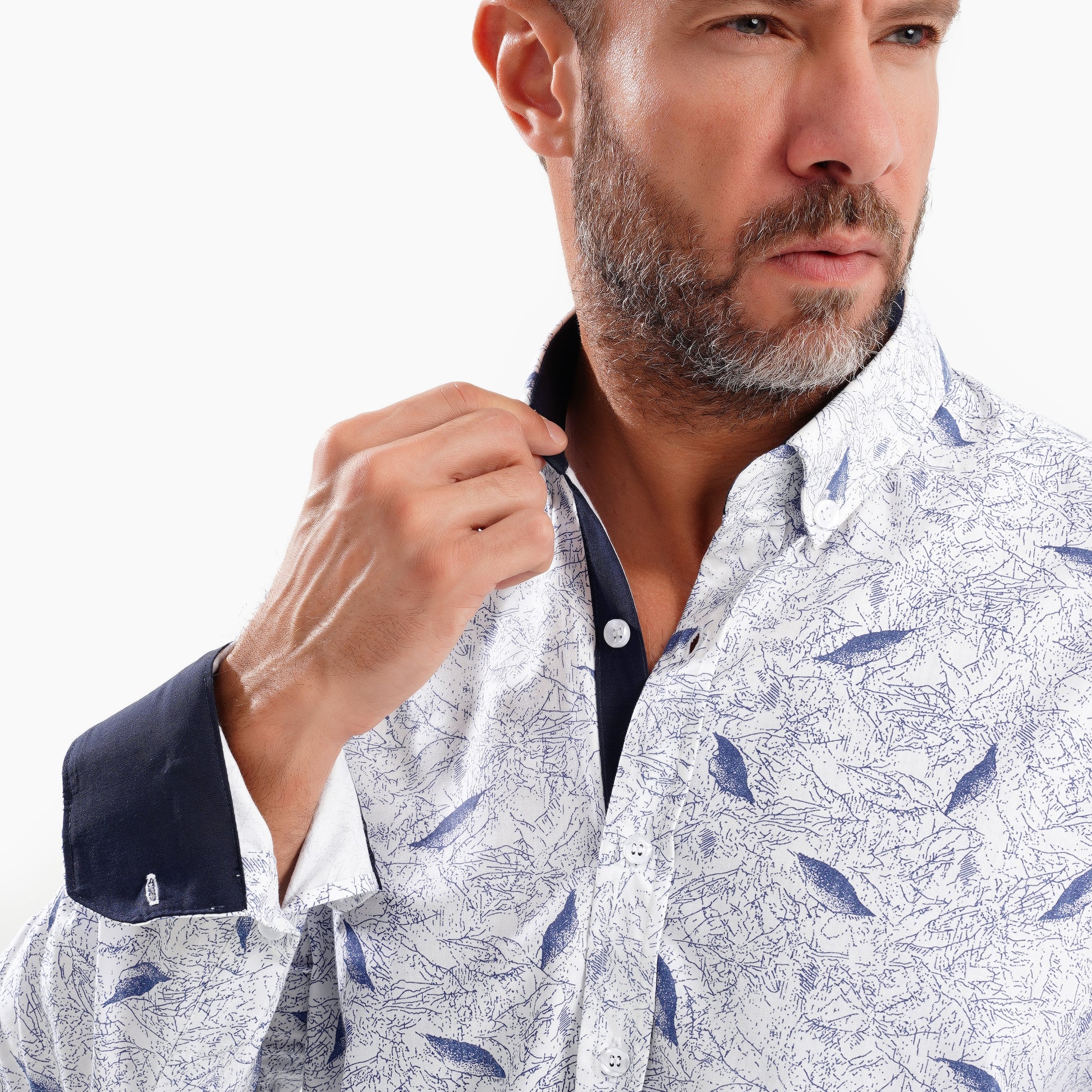 MEKA Premium Anti-Shrink Dress Shirt - MEKA | Premium Long Sleeves Shirt - Semi Casual Regular Fit (0060)