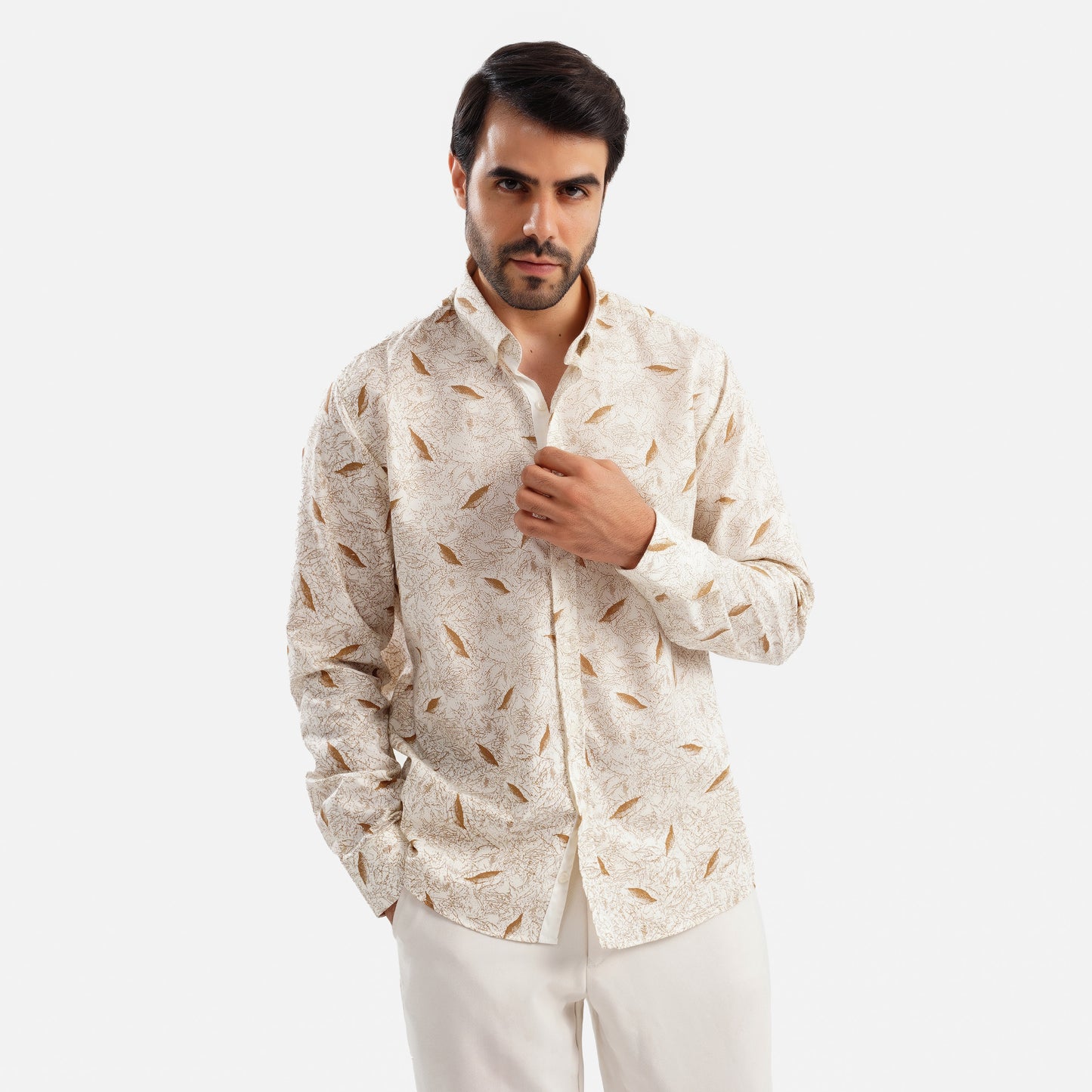MEKA Premium Anti-Shrink Dress Shirt - MEKA | Premium Long Sleeves Shirt - Semi Casual Regular Fit (0061)