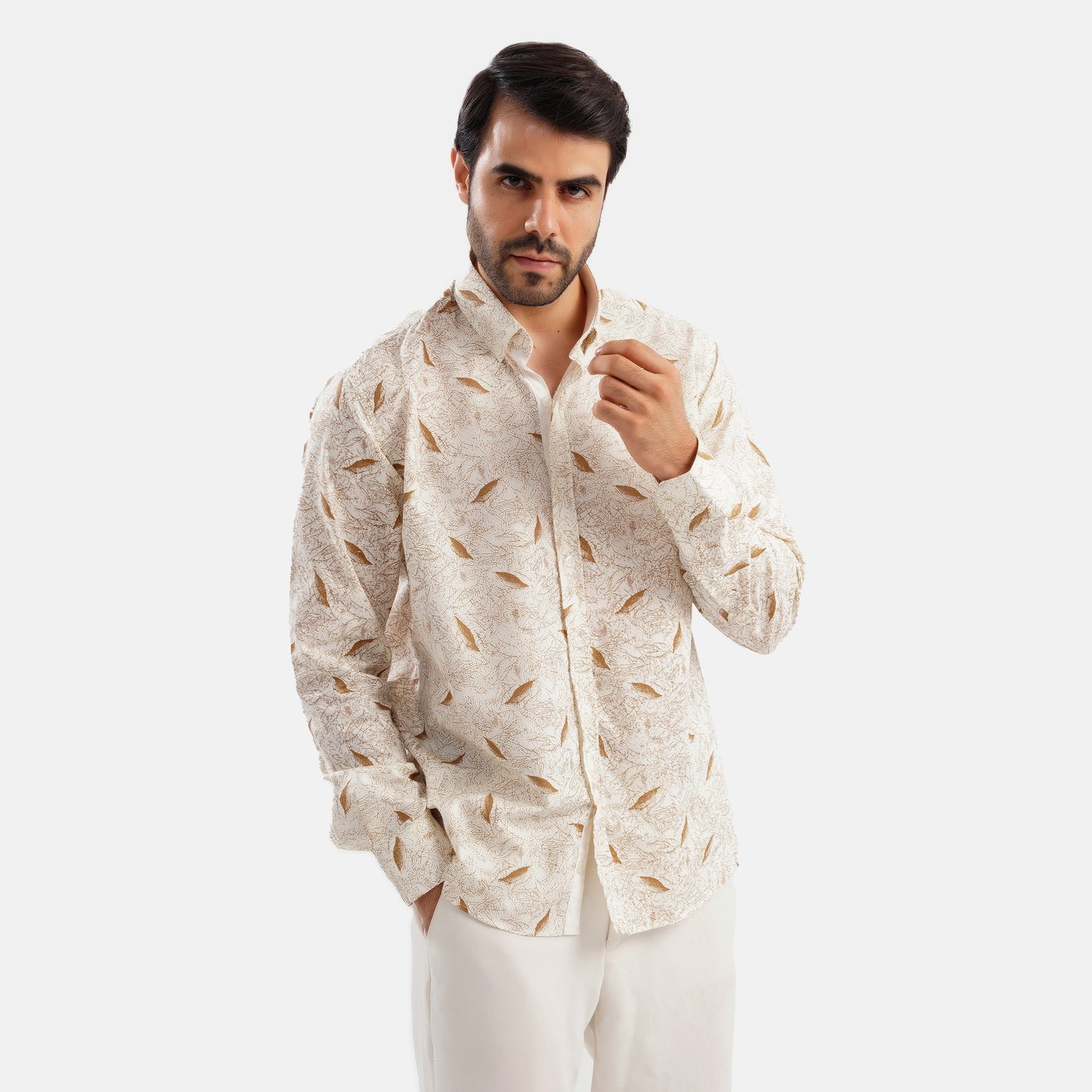 MEKA Premium Anti-Shrink Dress Shirt - MEKA | Premium Long Sleeves Shirt - Semi Casual Regular Fit (0061)