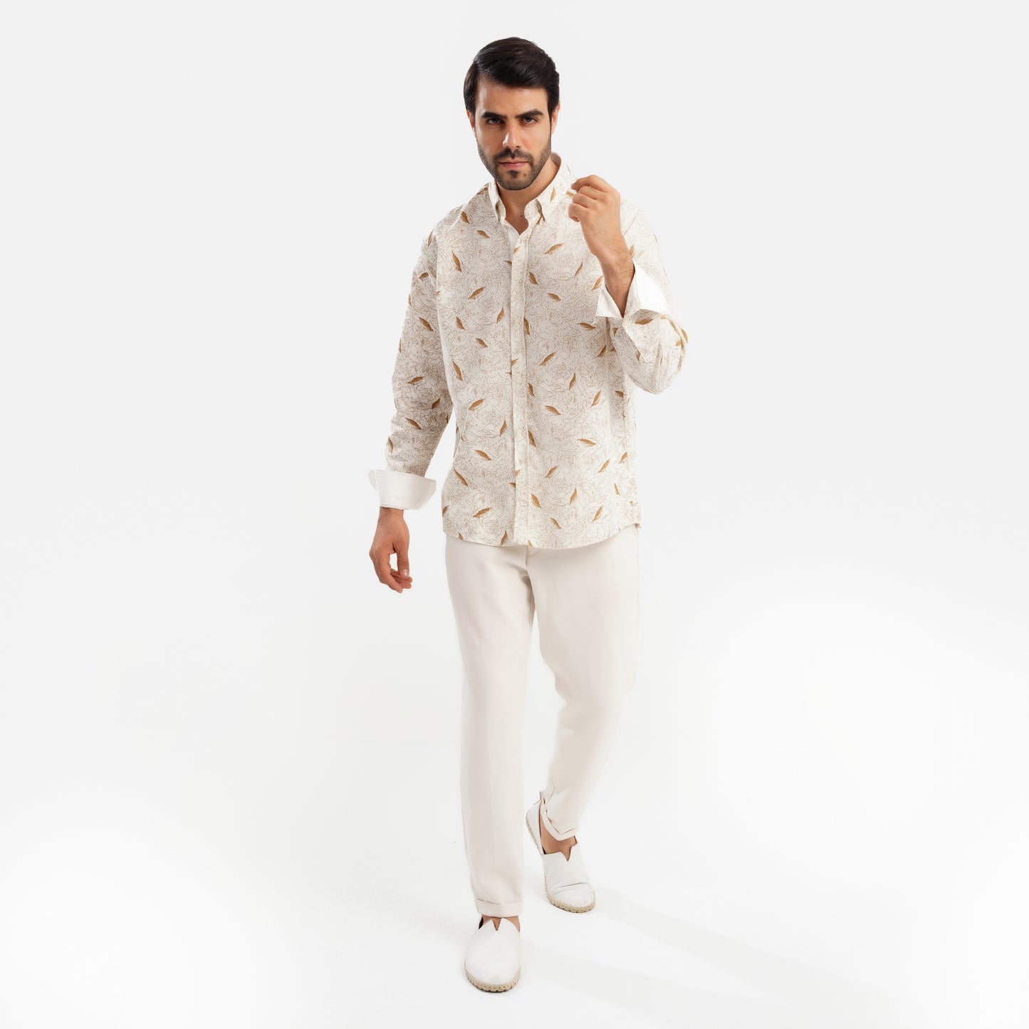 MEKA Premium Anti-Shrink Dress Shirt - MEKA | Premium Long Sleeves Shirt - Semi Casual Regular Fit (0061)