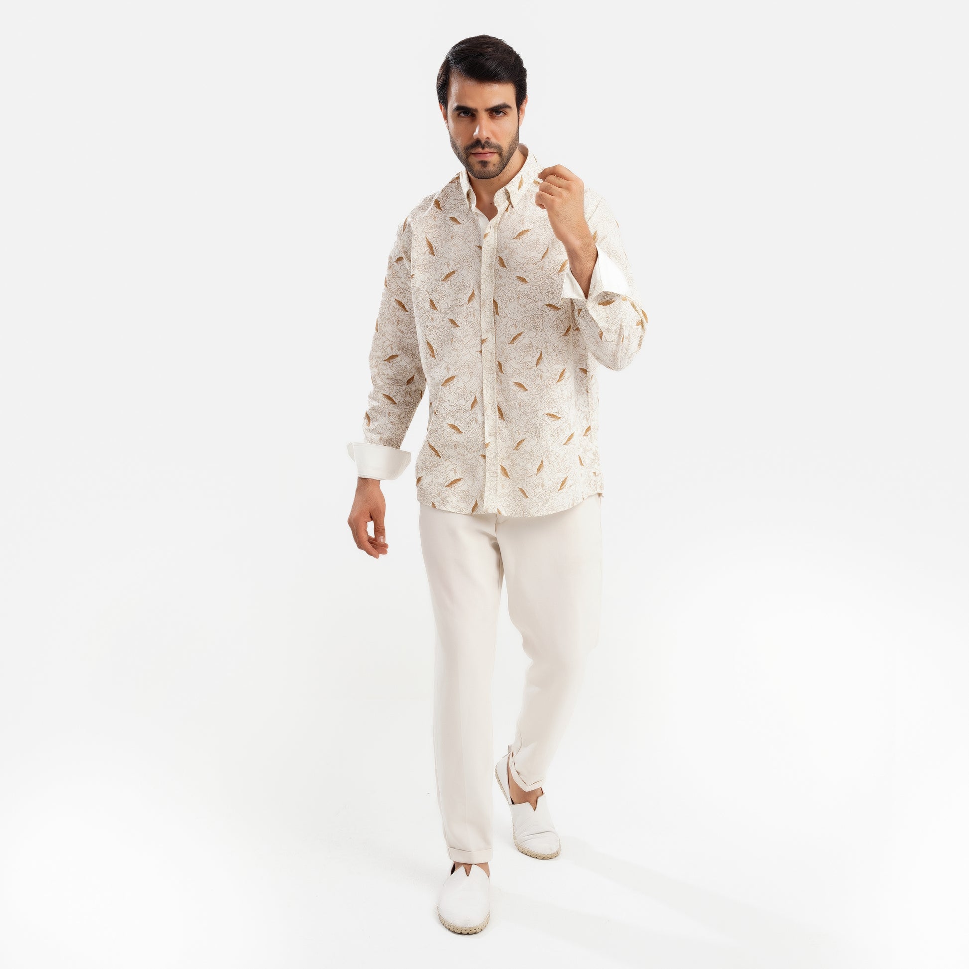 MEKA Premium Anti-Shrink Dress Shirt - MEKA | Premium Long Sleeves Shirt - Semi Casual Regular Fit (0061)
