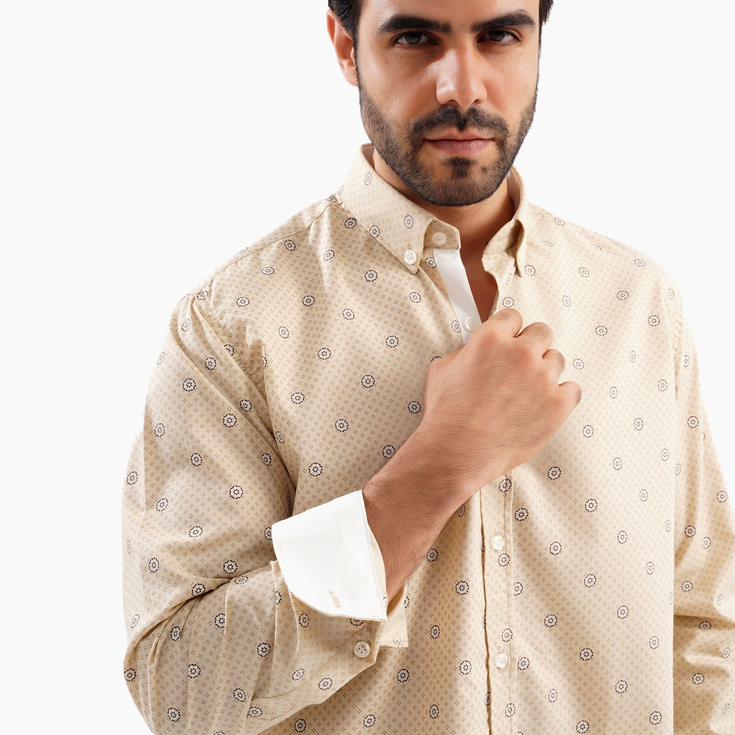 MEKA Premium Anti-Shrink Dress Shirt - MEKA | Premium Long Sleeves Shirt - Semi Casual Regular Fit (0062)