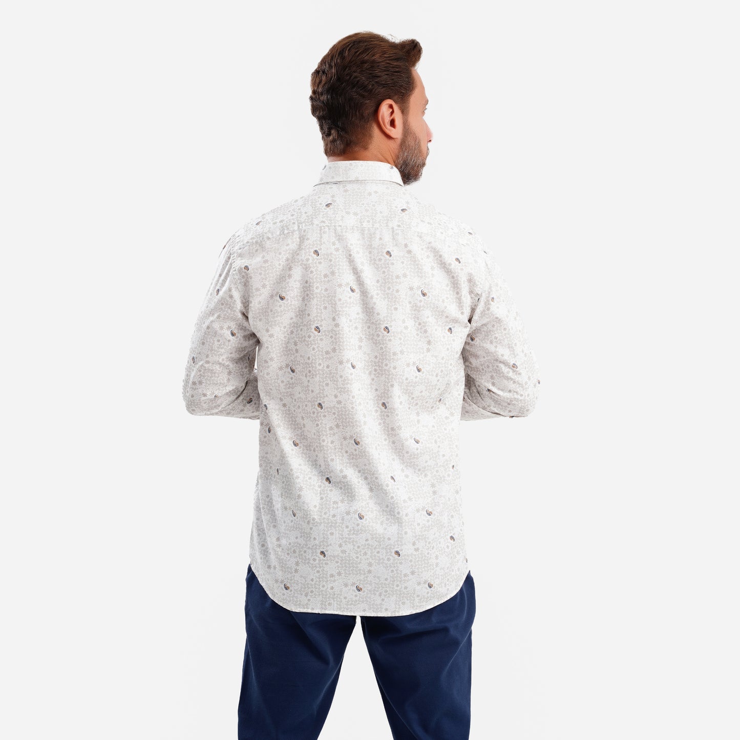 MEKA Premium Anti-Shrink Dress Shirt - MEKA | Premium Long Sleeves Shirt - Semi Casual Regular Fit (0065)