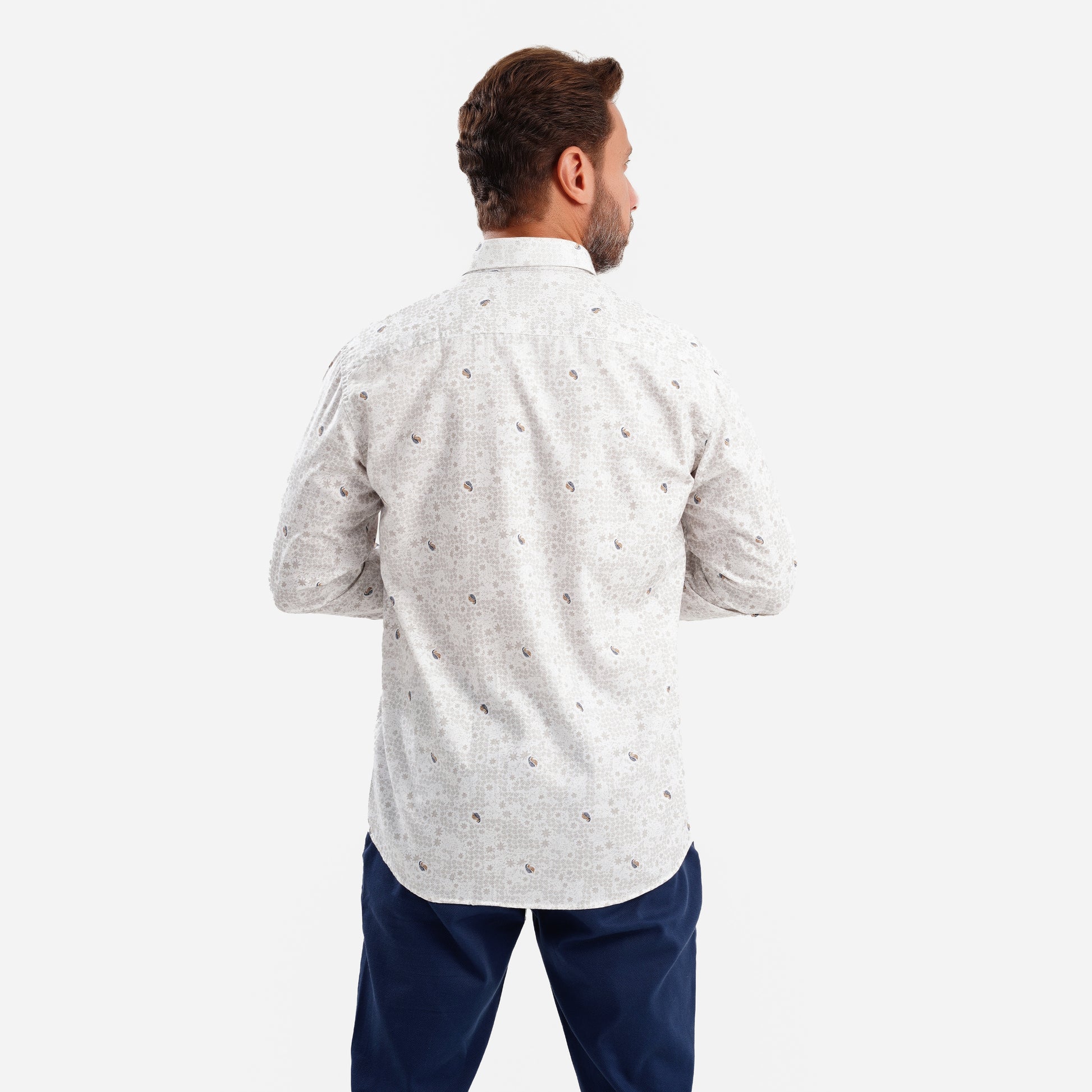 MEKA Premium Anti-Shrink Dress Shirt - MEKA | Premium Long Sleeves Shirt - Semi Casual Regular Fit (0065)
