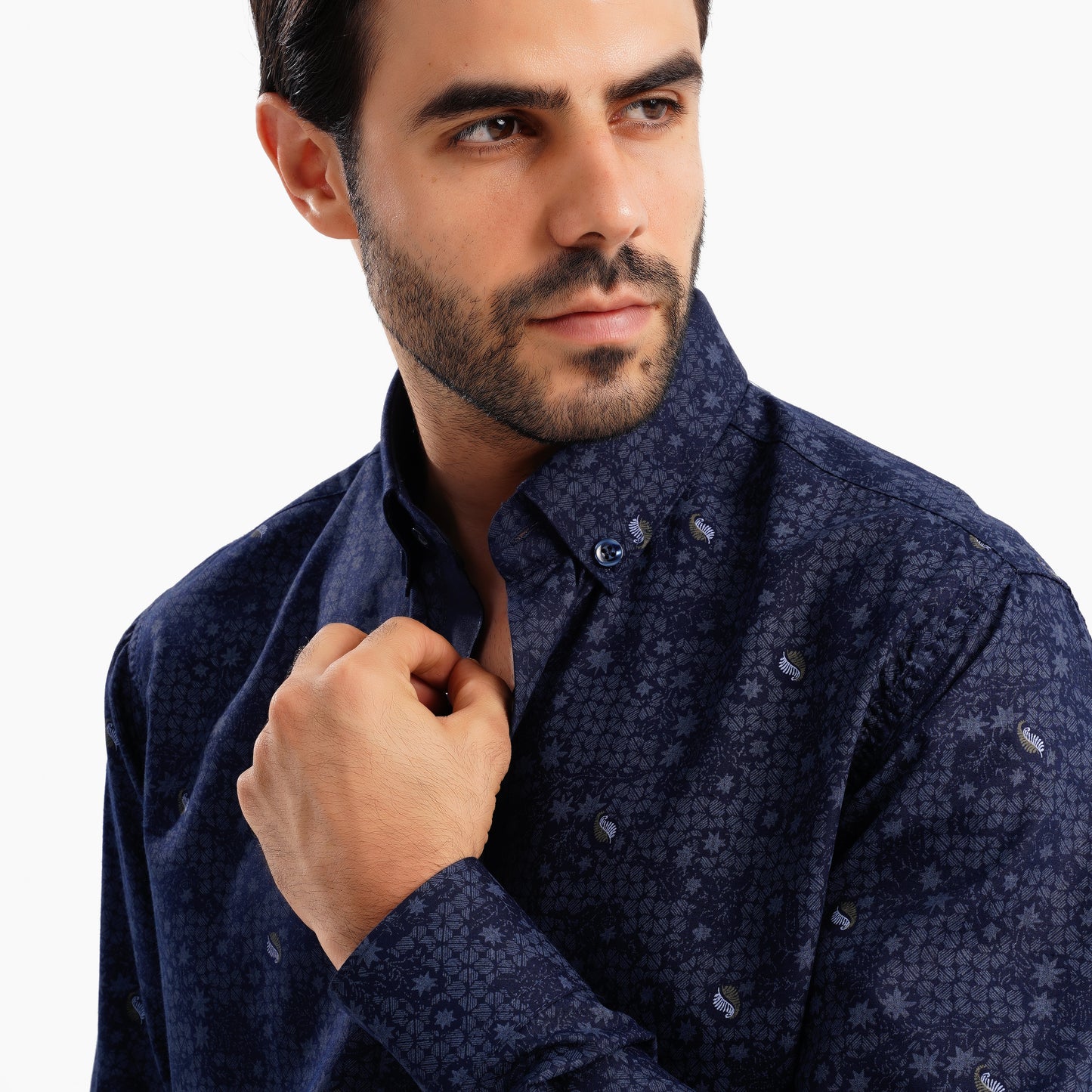 MEKA Premium Anti-Shrink Dress Shirt - MEKA | Premium Long Sleeves Shirt - Semi Casual Regular Fit (0067)