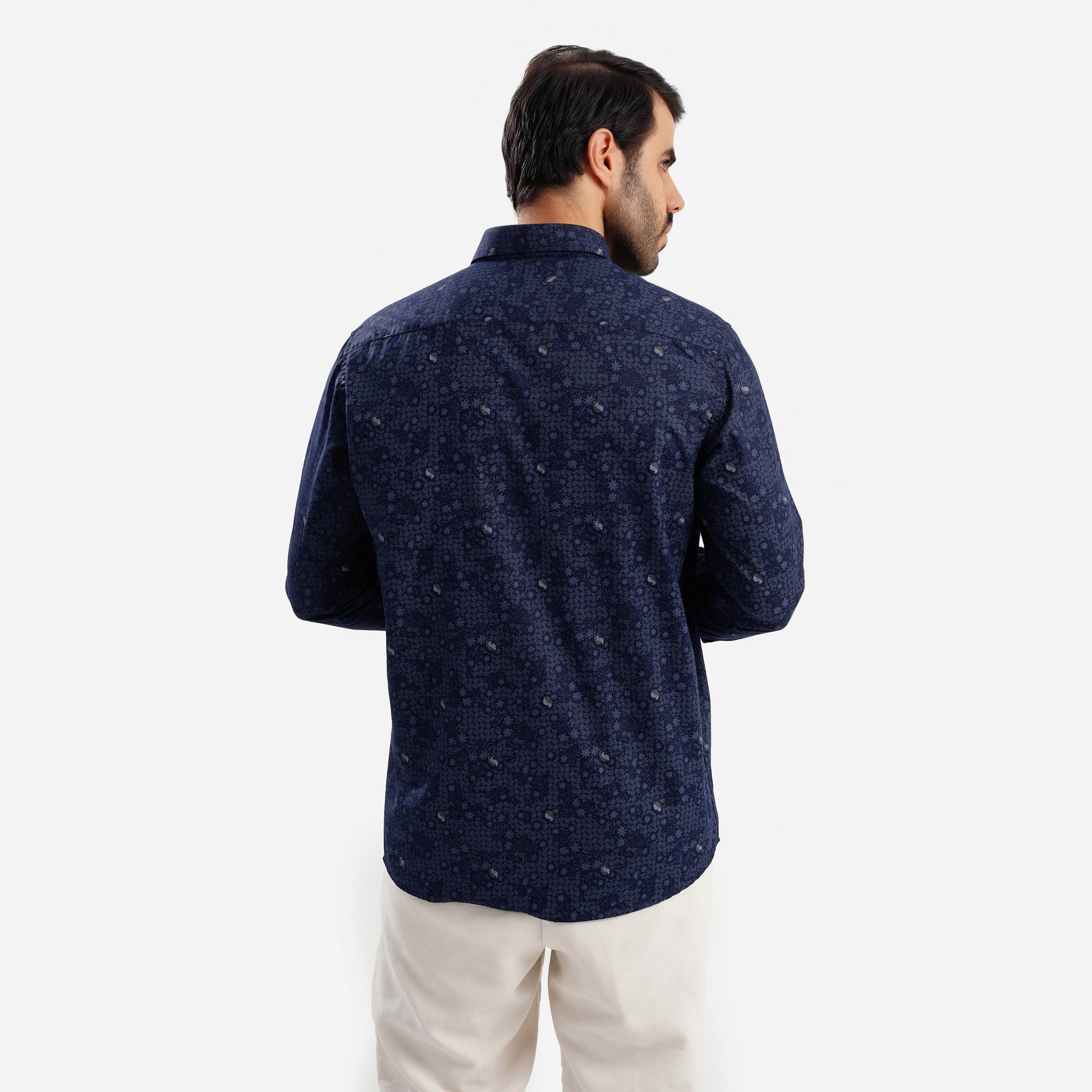 MEKA Premium Anti-Shrink Dress Shirt - MEKA | Premium Long Sleeves Shirt - Semi Casual Regular Fit (0067)
