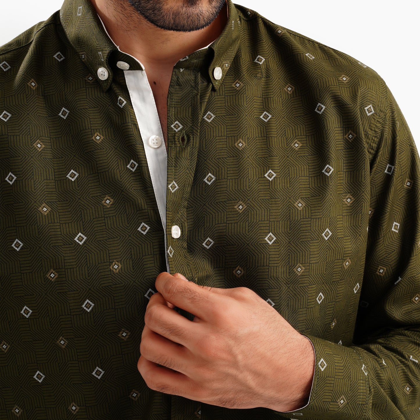 MEKA Premium Anti-Shrink Dress Shirt - MEKA | Premium Long Sleeves Shirt - Semi Casual Regular Fit (0071)