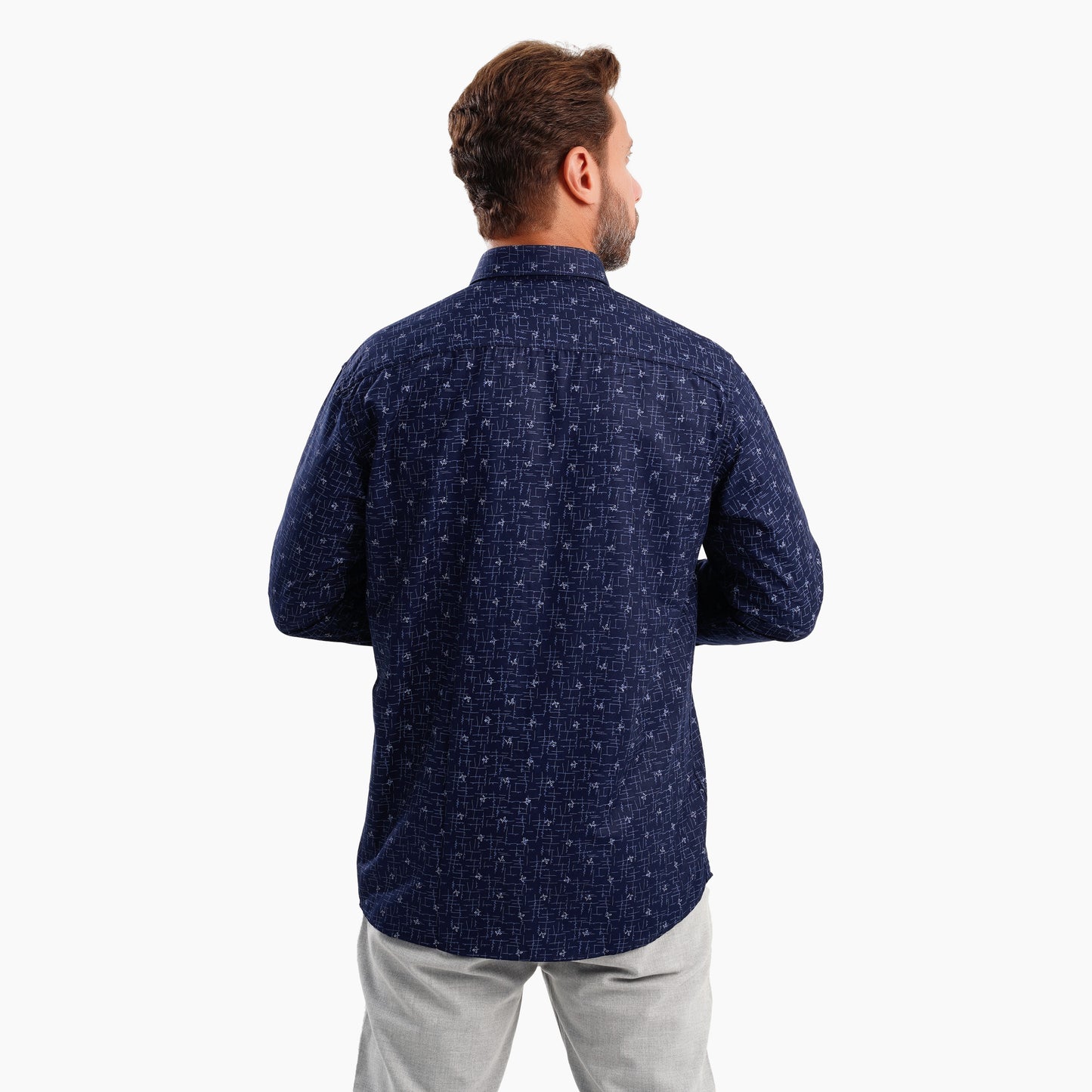MEKA Premium Anti-Shrink Dress Shirt - MEKA | Premium Long Sleeves Shirt - Semi Casual Regular Fit (0072)