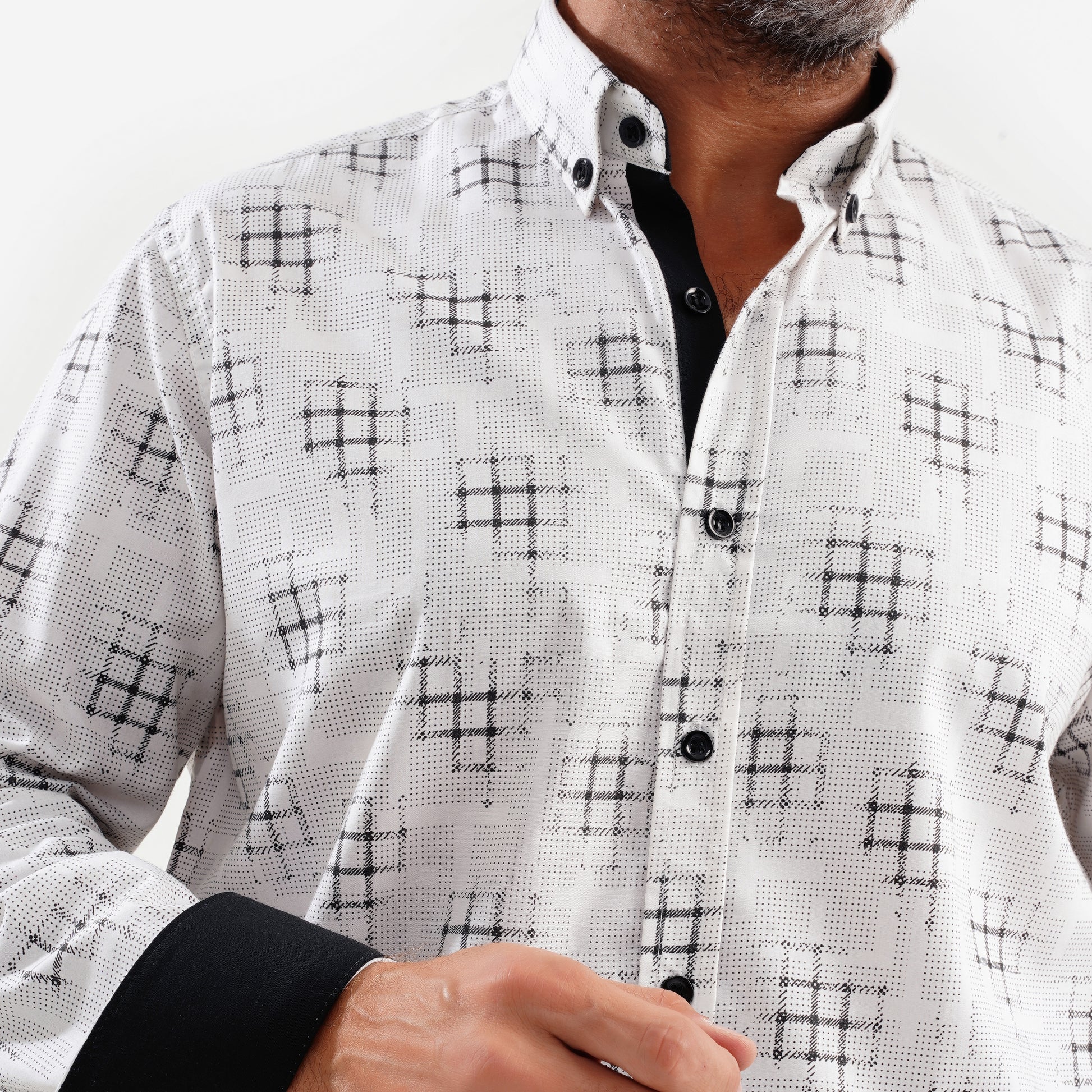 MEKA Premium Anti-Shrink Dress Shirt - MEKA | Premium Long Sleeves Shirt - Semi Casual Regular Fit (0079)